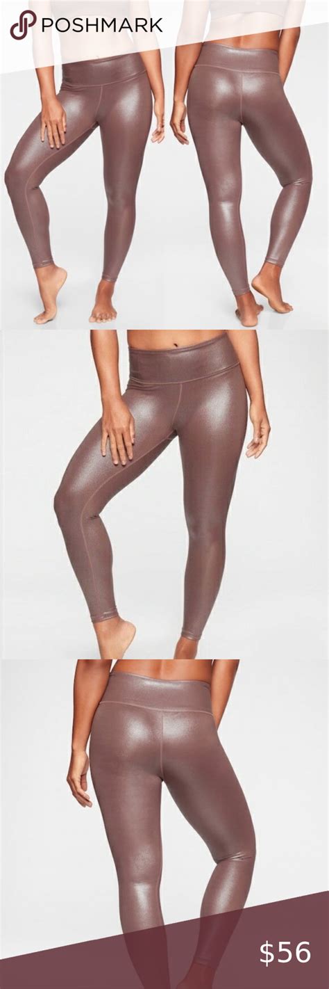 Athleta Elation Shimmer Tight In Powervita Sz Xs Leggings Are Not