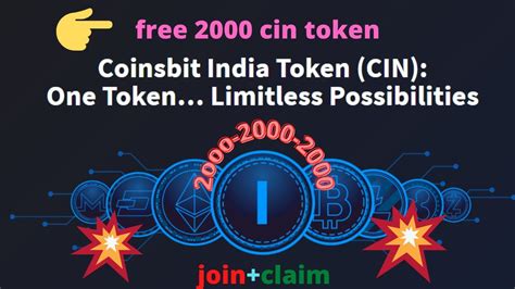 Free 2000 Cintoken Biggest Air Drop Free Earn Airdrop Coinsbit In