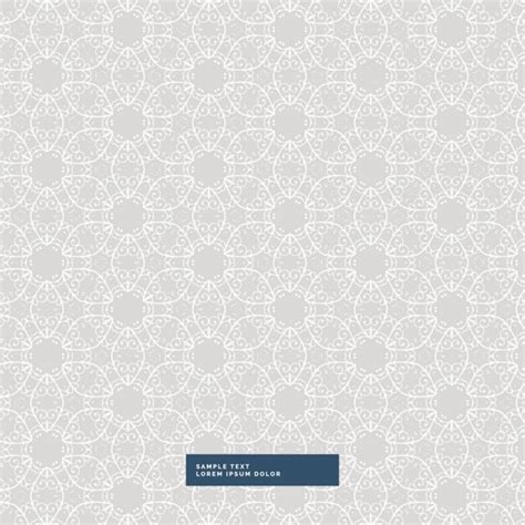 Free Vector | Gray background with a cute floral pattern