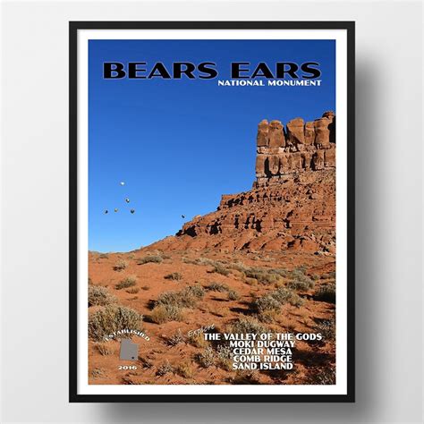 Bears Ears National Monument Poster – Just Go Travel Studios