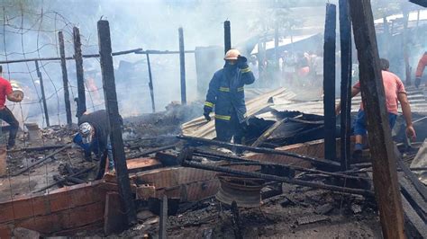 El incendio estructural de Dabeiba dejó ocho casas quemadas