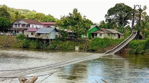 Pelaksana Sanggupi Bangun Ulang Jembatan Gantung Sokan Kabupaten Melawi