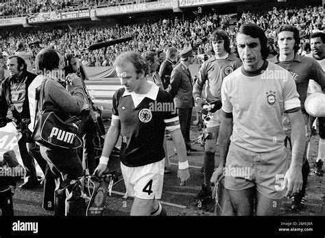 The Two Captains Scotlands Billy Bremner L And Brazils Piazza