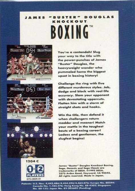 Picture Of James Buster Douglas Knockout Boxing