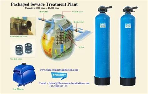 Sintex Packaged Sewage Water Treatment Plant 5 KL 10 KL Residential