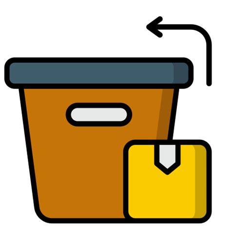 Return box Generic Outline Color icon
