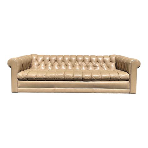 Chesterfield Leather Sofa Chairish