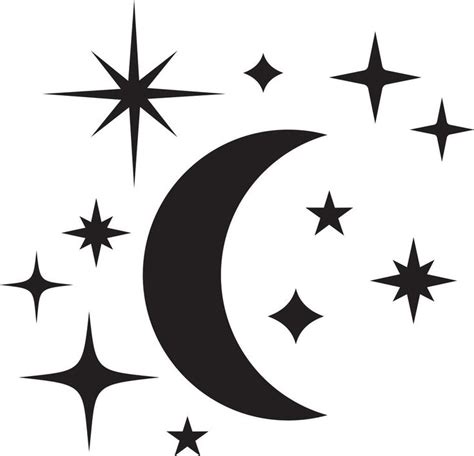 Descargar Luna Y Estrellas Gratis In 2024 Home Decor Decals Home Decor