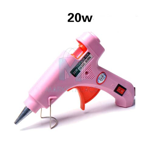 Hot Glue Gun Pistol Gam 20W Electric Hot Melt Glue Gun Hot Glue Stick Adhesive Electric Glue