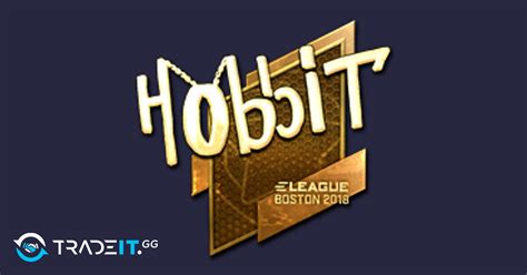 Sticker Hobbit Gold Boston 2018 Tradeit