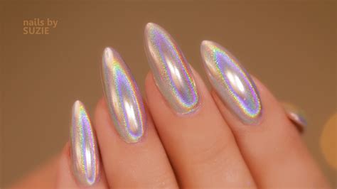 Unicorn Chrome Nails Tutorial Off Elevate In