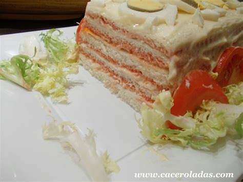 Pastel frio de palitos de cangrejo y atún Caceroladas