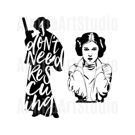 Princess Leia Svg Bundle Darth Vader Svg Png Dxf Eps Pdf Etsy