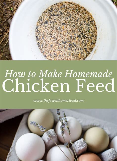 How To Make Homemade Chicken Feed Natural Chicken Feed Chicken Feed