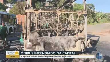 Jornal Da Manh Nibus Incendiado No Bairro De Castelo Branco Em