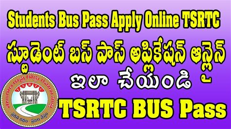 Student Bus Pass Apply How To Apply For Tsrtc Bus Pass Online 2021 Live