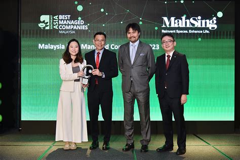 Mah Sing Named A Winner Of Malaysia Best Managed Companies 2023