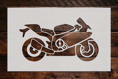 Motorcycle Stencil - Art and Wall Stencil - Stencil Giant