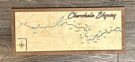 Cherohala Skyway, Map - Etsy