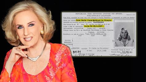 Apareció Un Documento Que Certifica La Verdadera Edad De Mirtha Legrand ¿es Real