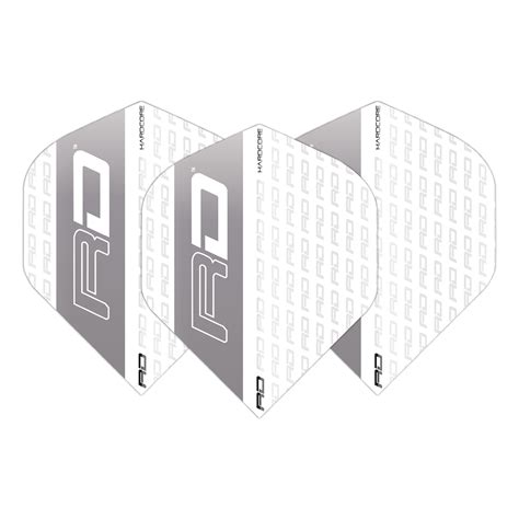 Red Dragon Hardcore XT White Grey RD Dart Flights Dartshopper Nl