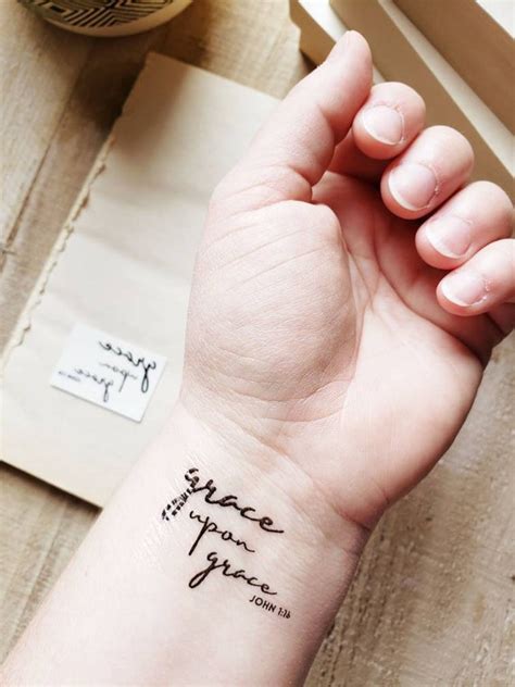 Tatuaje De Vers Culos B Blicos Tatuaje Temporal De Las Etsy Espa A