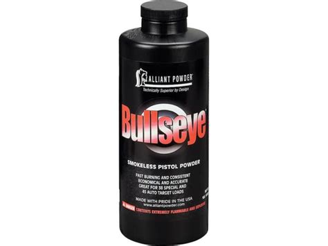 Alliant Bullseye Load Data Bullseye Powder Reloading Data