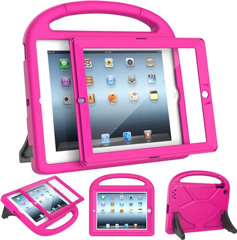 SUPLIK iPad 2 / 3 / 4 Kids Case - Light Weight Shock Proof Convertible ...