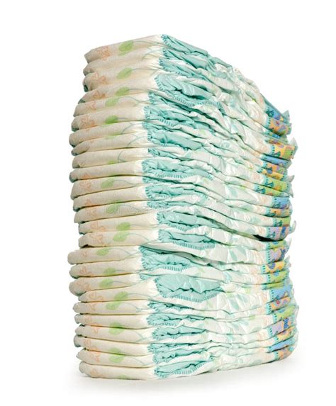 Stack Of Diapers Stock Photography Image