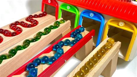 Marble Run Race HABA Wave Slope Haba Slope 4 Color Garage ASMR