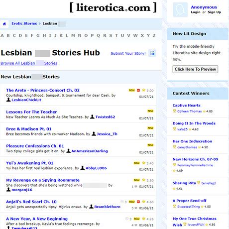 Literotica Lesbian Stories 24 Lesbian Porn Sites Like Literotica