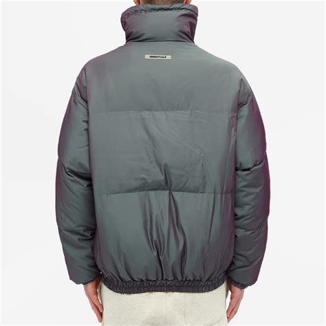 Fear of God ESSENTIALS Puffer Jacket Iridescent | END. (UK)