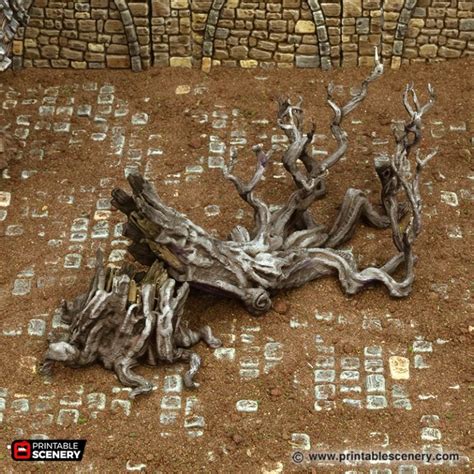 Blasted Tree - Printable Scenery