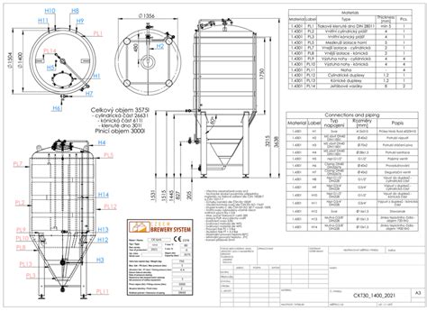 Cct C Cylindrically Conical Fermentation Tank L