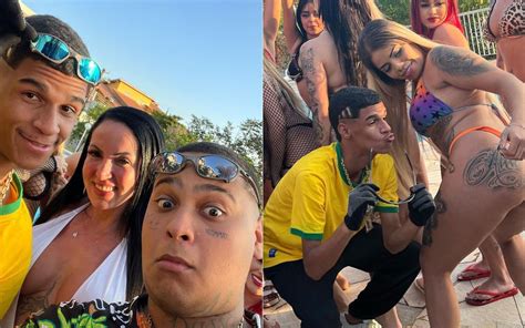 Luva de Pedreiro grava clipe de funkeiro atriz pornô e dançarinas