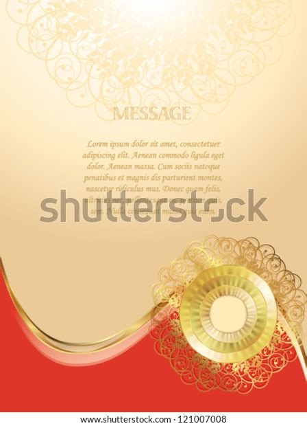 original form  message greeting card stock vector royalty