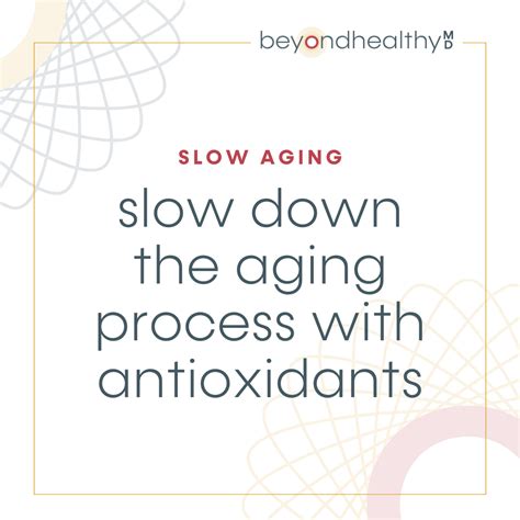 Slow Down The Aging Process With Antioxidants