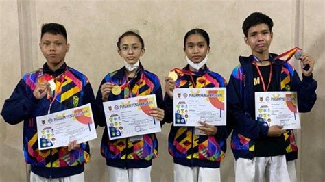 Popda Kalsel Tim Taekwondo Banjarmasin Raih Tambahan Empat Medali