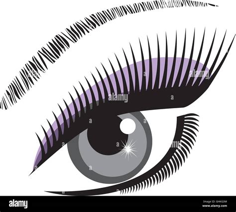 Eye Lashes Stock Vector Images Alamy