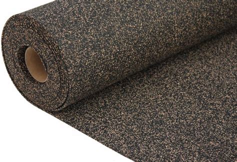 Flooring Underlay Rubber Cork Roll 2mm X 1m X 10m For All Floor Types