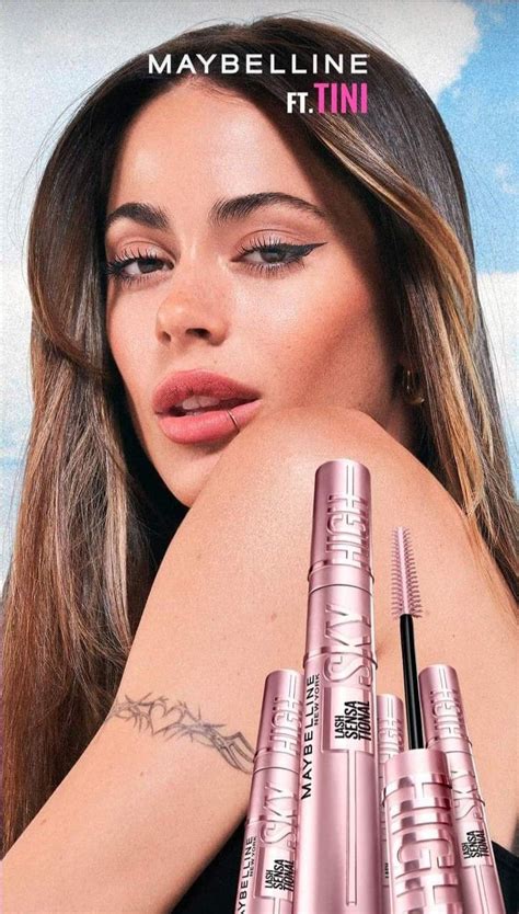An Advertisement For Maybellines New Mascara Line Featuring Two Women