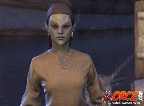 ESO Morrowind Captain Jenassa Orcz The Video Games Wiki