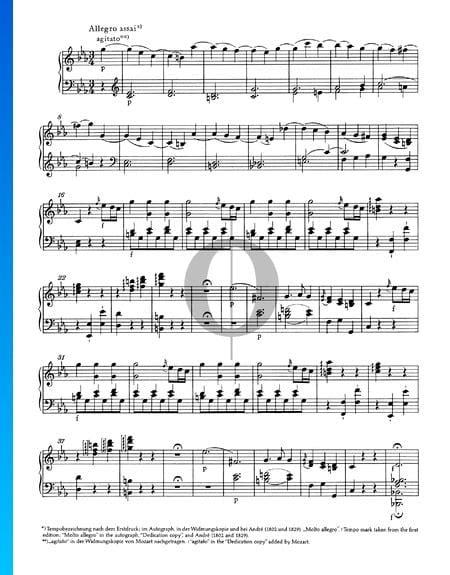 Sonata Para Piano N En Fa Mayor Kv K Adagio