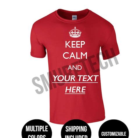 Keep Calm Shirt Etsy