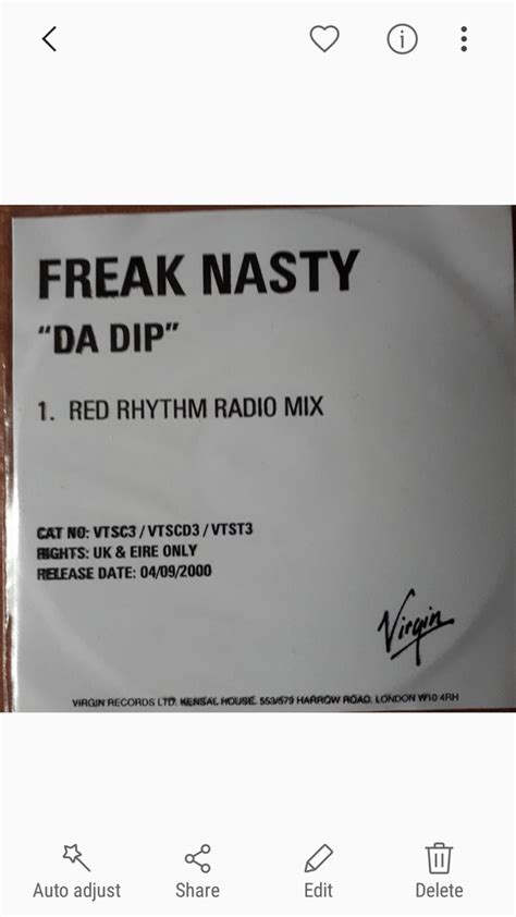 Freak Nasty – Da Dip (2000, CD) - Discogs