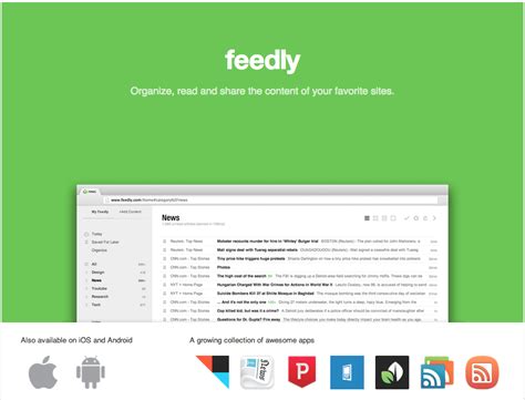 Feedly Cloud, le nouveau Google Reader compatible avec Press, gReader ...