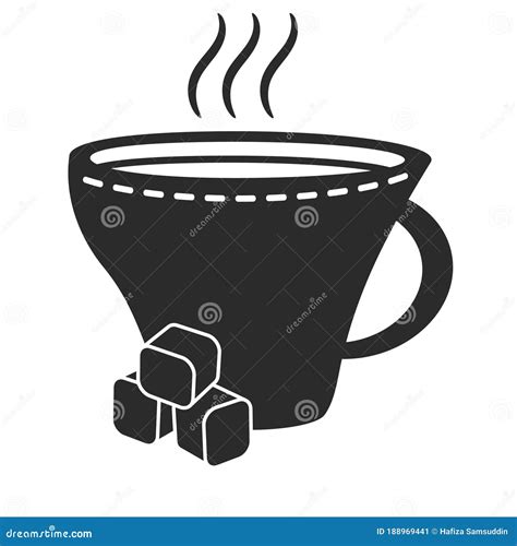 Hot Drink Vector Illustration Decorative Design Stock Vector Illustration Of Cups Drinking