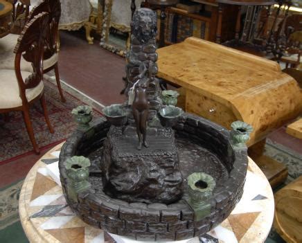 French Bronze Naked Figurine Fountain Baroque Water Feature