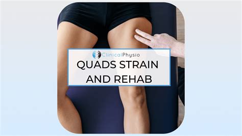 Quadriceps Strain and Rehabilitation – Clinical Physio Membership