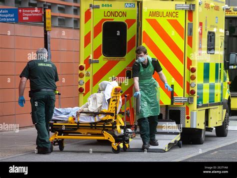 London Uk Th Jan Patients Arriving At The Royal London